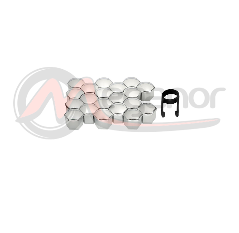 Tampas P/ Parafusos Cromado 21 mm