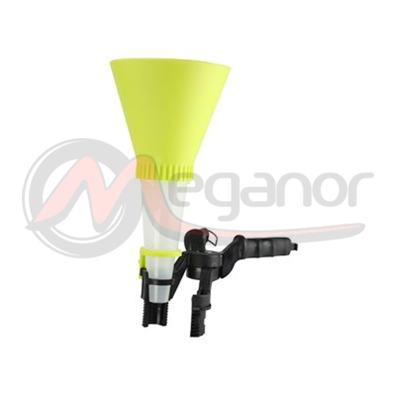 Funil Plastico C/ Pinça 125mm