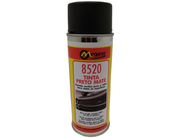 Spray Tinta Preto Matt 400 ml