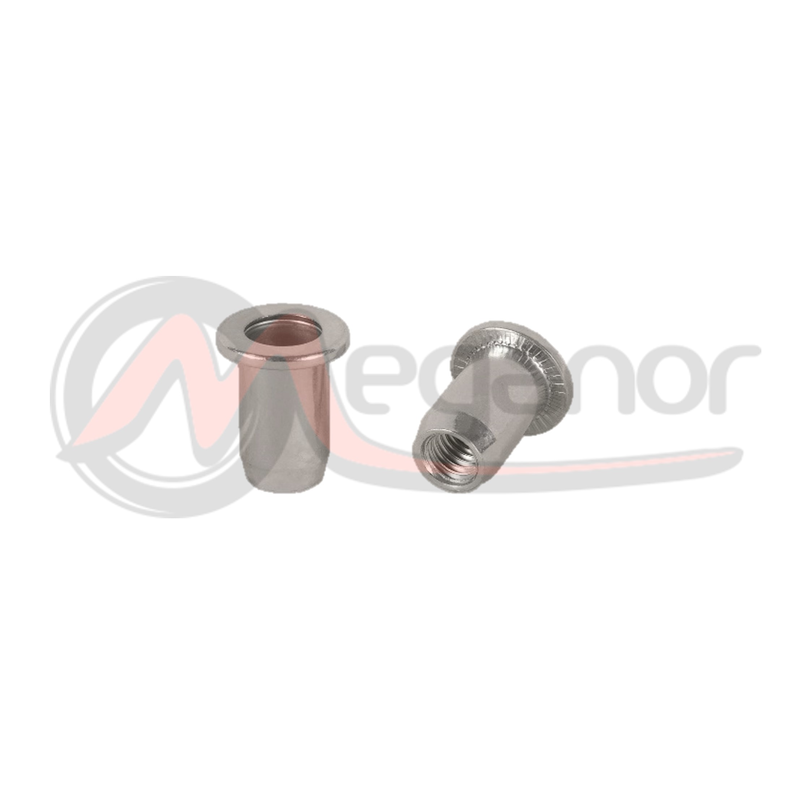 Porca Rebitar Aço Cab. Larga 6 mm