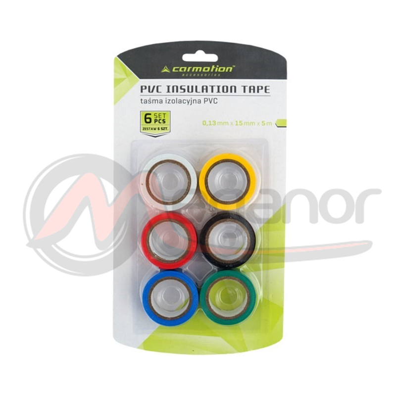 Fitas Isoladoras Coloridas (6 Pçs)