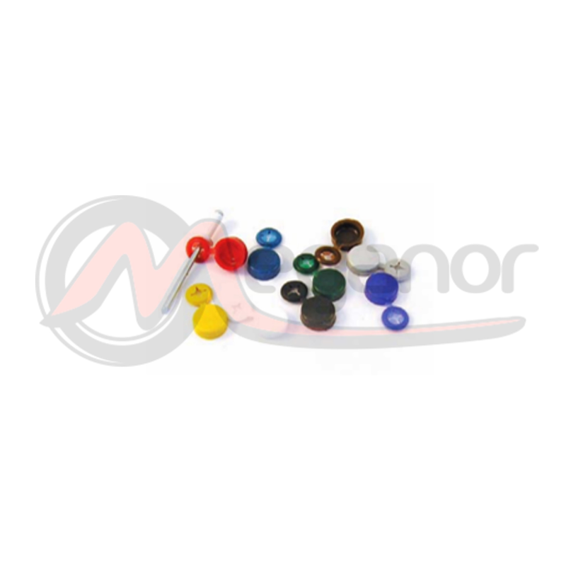 Tampa Plastica Branca P/ Matriculas