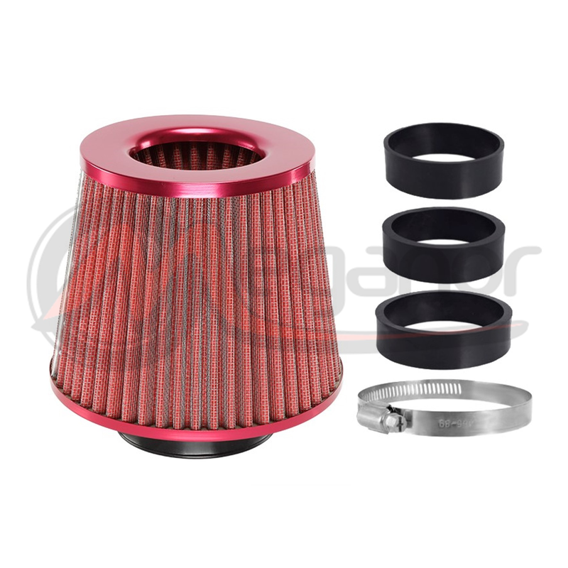 Filtro Ar AF- Vermelho + 3 Adaptadores Montagem