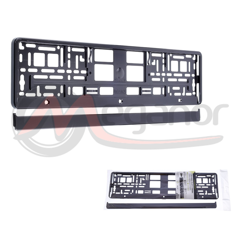 Suporte Matricula Preto Metalico