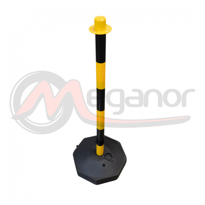 Poste Plastico Amarelo/Preto