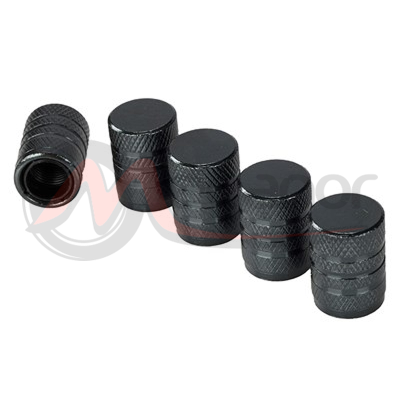 Tampas Valvulas Pneus Aluminio C/ Rosca Plastico Bronze (5 Uni.)