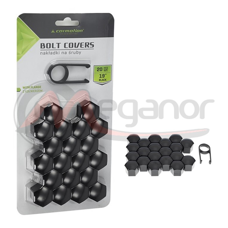 Tampas P/ Parafusos Preto 19 mm