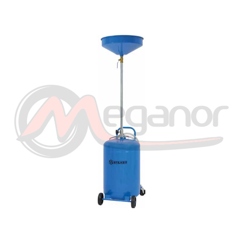 Aspirador Óleo Gravidade Móvel 70L
