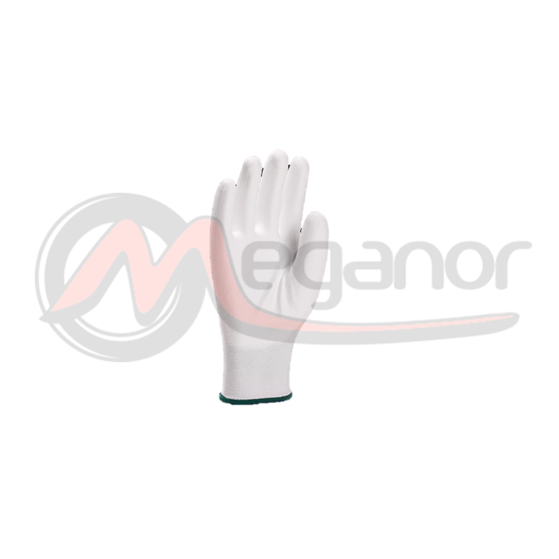 Luva Branca Nylon C/Punho