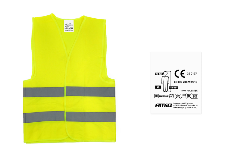 Colete Segurança Amarelo SV-01 C/ Certificado