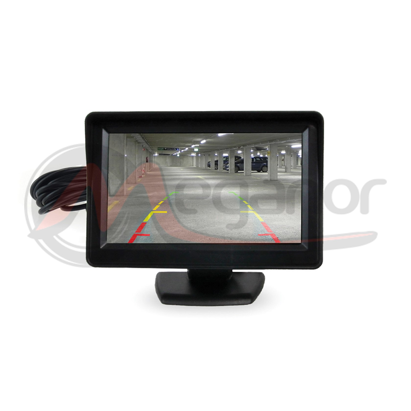 Monitor P/ Câmera Visão Traseira TFT Cores 4/3\