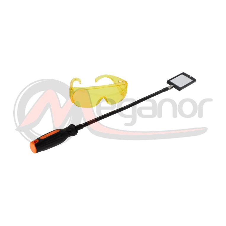 Bahco Espelho Flexivel C/ Luz UV + Oculos