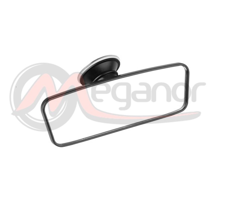 Espelho Retrovisor Int. C/ Ventosa 61x184 mm, Preto