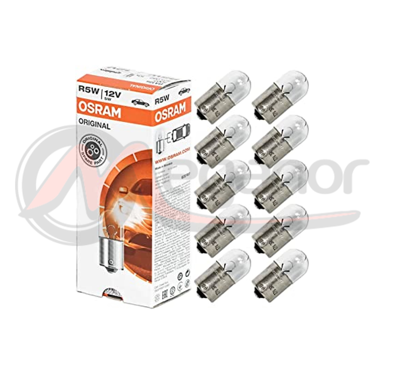 Osram Lamp.Halogenio 5007 R5W BA15S 12V 10 Unid.