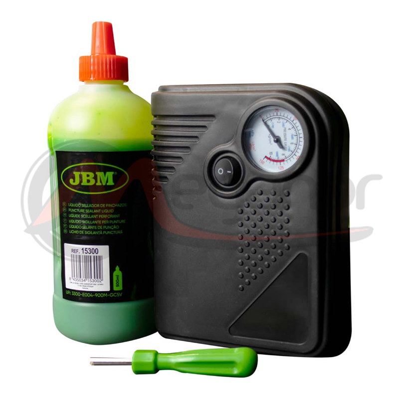 Kit Reparaçao Pneus Liquido Selante