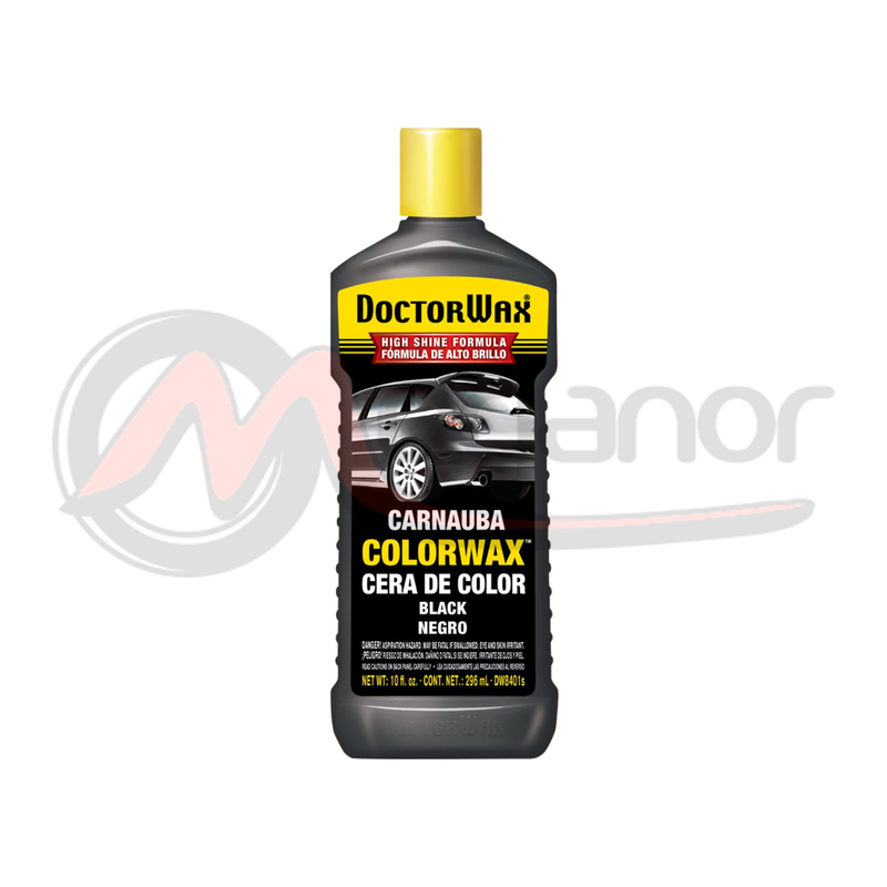 Doctor Wax Carnuba Color Wax Preto 296ml