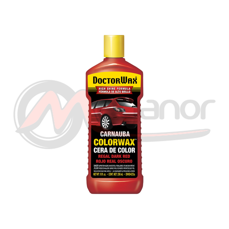Doctor Wax Carnuba Color Wax Vermelho 296ml