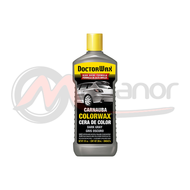 Doctor Wax Carnuba Color Wax Cinzento 296ml