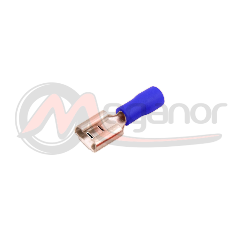 Terminal Isolado Femea Azul 2,8 mm