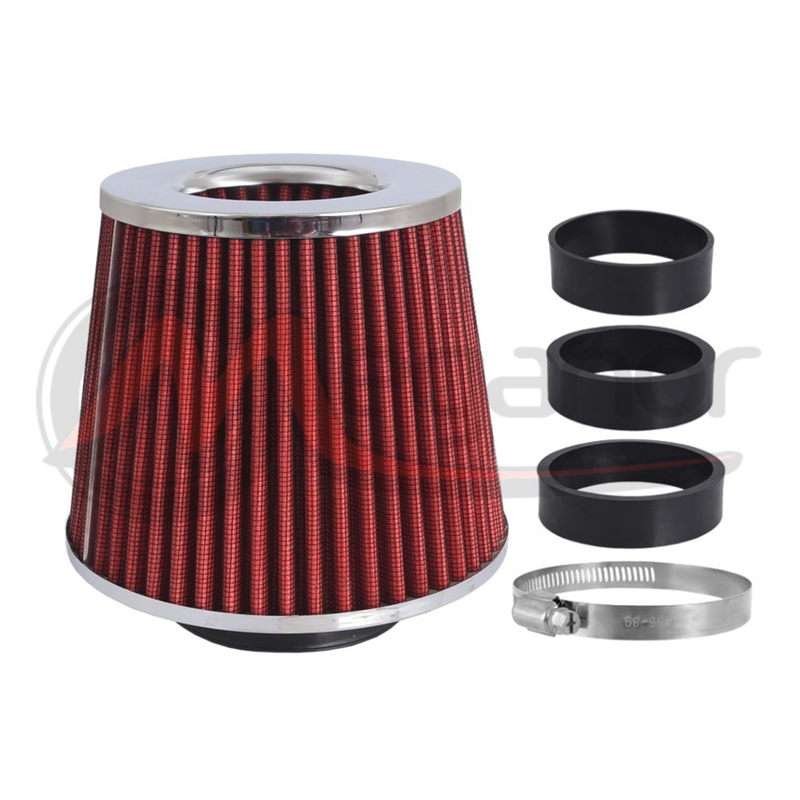 Filtro Ar AF- Vermelho + 3 Adaptadores Montagem