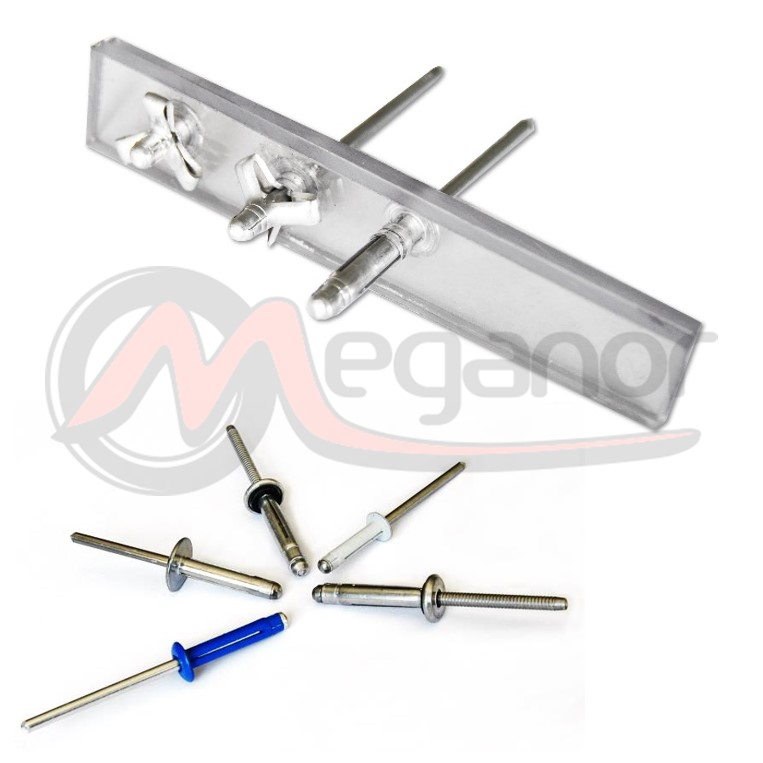 Rebites Trevo Al/Al 4,8x20.5 C/ 14 mm